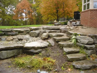 Renovation Pond In Oakland Twp., Michigan — Landscape Construction project by Put's Ponds & Gardens