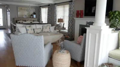 Coastal Retreat - Old Saybrook, CT — Interior Design & Decorating project by Steve Watson Interior Design