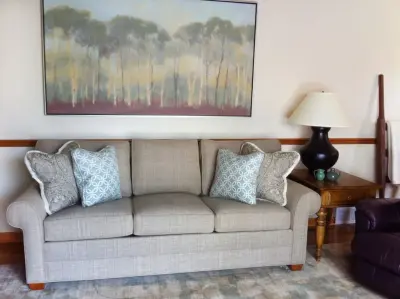 Polished Rustic Living Room — Interior Design & Decorating project by Pretty Neat