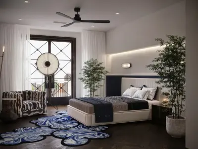 Revamp - Main Bedroom - Commerce Street — Interior Design & Decorating project by K-SAMONE & CO | Evocative Interiors & Architecture