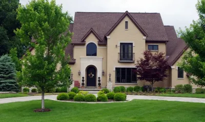 Front Entrance Landscaping — Landscape Construction project by Quiet Village Landscaping