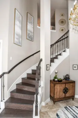 Verdant Ascent Stairway — Interior Design & Decorating project by Interior Connection