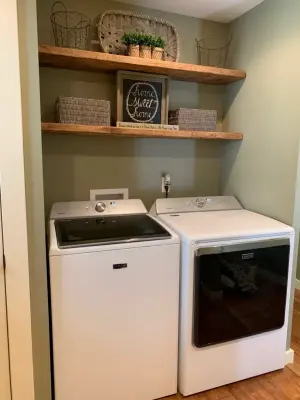 Laundry Room in Rochester Hills — Interior Design & Decorating project by August Grace Interiors