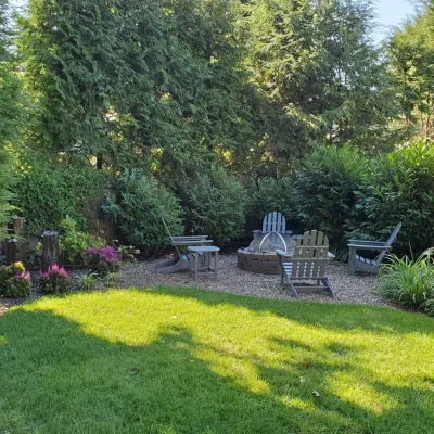 Front and Rear Patio and Planting Design by Raimondi Hort Grp | The Little Flower Shoppe