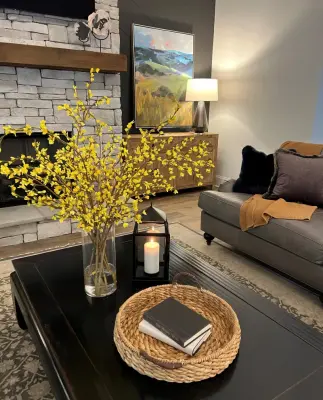 Country Elegance Lounge — Interior Design & Decorating project by Jennifer Joy Mattis, Designer
