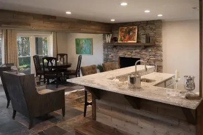 Hixson Rustic Basement — Interior Design & Decorating project by Maxwell House Interiors Virginia Warren