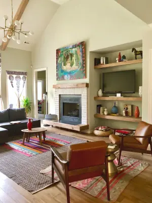Rustic Modern Transformation in Fayetteville, Arkansas — Interior Design & Decorating project by DeBari Home
