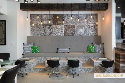 Salon Essence — Interior Design & Decorating project by Jami Meek Designs