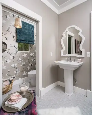 Garden Retreat Bathroom Makeover — Interior Design & Decorating project by In Detail Interiors