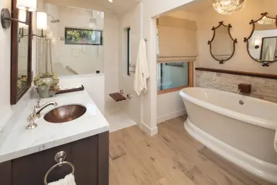 Coastal Shore — Interior Design & Decorating project by Yvette Chaix Interior Design, Inc.