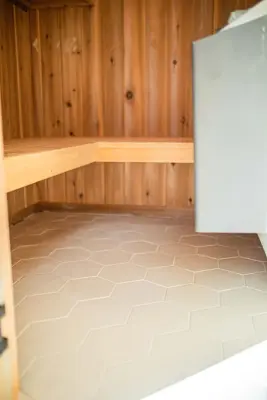 Cozy Enhancements: Sauna and Laundry Room Renovation — Interior Design & Decorating project by Studio Saint Marie