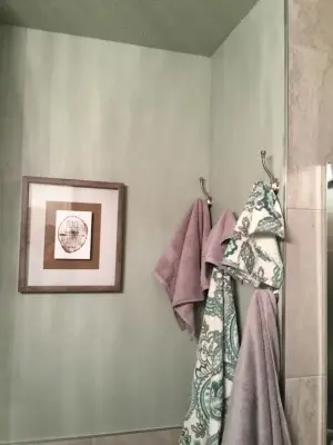 Compact Bathroom Makeover — Interior Design & Decorating project by The Glover Group, LLC