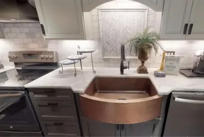 Compact Apartment Kitchen Remodel — Interior Design & Decorating project by Kaleidoscope Designs