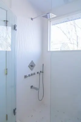 Compact Master Bath — Interior Design & Decorating project by MCM Interior Design