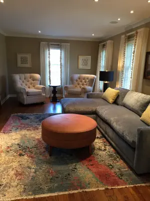 Smith's lounge — Interior Design & Decorating project by Sylvie Del Duca Interior Designs Services