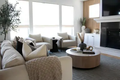ElegantContemporary — Interior Design & Decorating project by Teak & Olive Design Co.