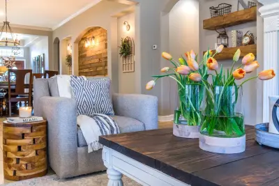Contemporary Farmhouse — Interior Design & Decorating project by Jennifer Kizzee Design