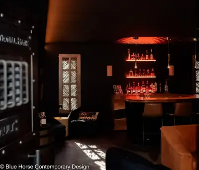 Southwest Lounge — Interior Design & Decorating project by Blue Horse Contemporary Design