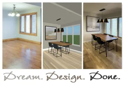Modern Springfield Dining Set — Interior Design & Decorating project by CDR Design, LLC