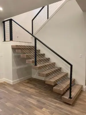Contemporary Stairway — Interior Design & Decorating project by Shannon Harrell Interiors