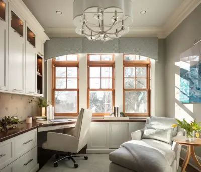 Suburban Workspace Sanctuary — Interior Design & Decorating project by CK Design Group