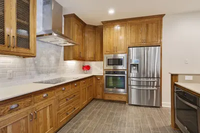 Elevating the Sunken Kitchen — Interior Design & Decorating project by Ourso Designs