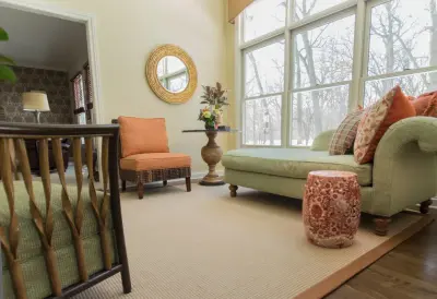 Lindenhurst, IL: Transforming a Sunroom into a Tranquil Escape — Interior Design & Decorating project by Tina Dann-Fenwick Interiors