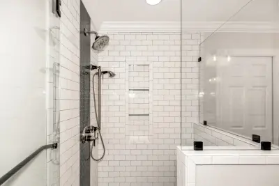 Twilight Bathroom Renovation — Interior Design & Decorating project by Kristen Oldfield Design