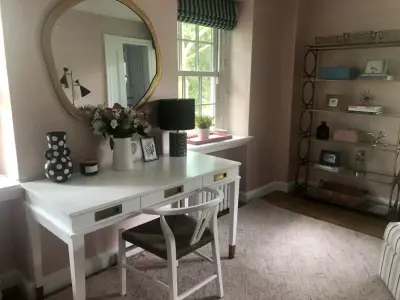 Swarthmore Remote Workspace — Interior Design & Decorating project by Kelly Nelson Designs
