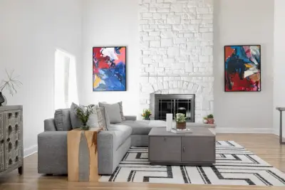 The Pondside Palace: Bargain Mansions Season 4 Episode 7 — Interior Design & Decorating project by Tamara Day Design