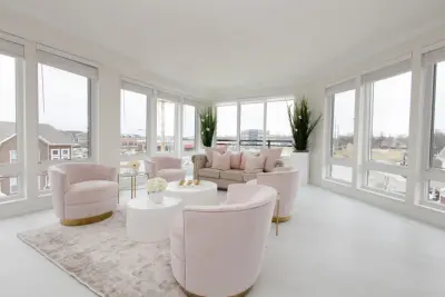 The Rose Rooftop — Interior Design & Decorating project by Flourish Interiors By Vanessa C Smith