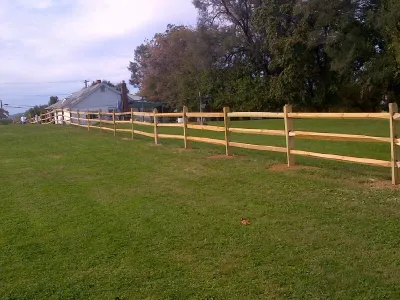 Shannon Fence & Paintings — Landscape Construction project by Reese's Landscape Nursery