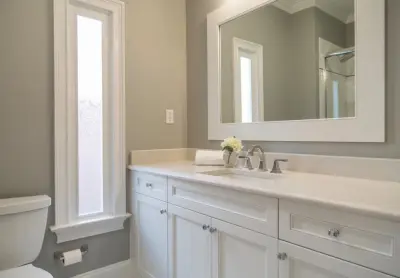 Classic Enduring Bathroom — Interior Design & Decorating project by Michelle McKoy Designs