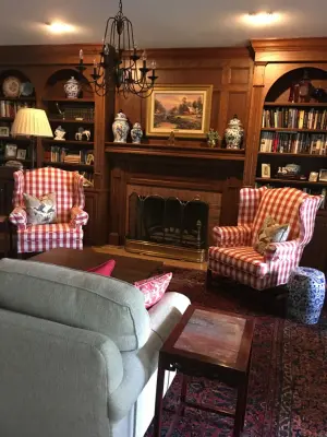 Classic Farmhouse Dining Area — Interior Design & Decorating project by Panache` Interiors-Woodstock GA