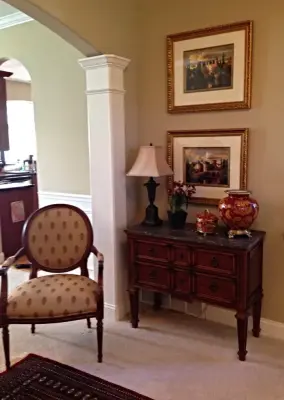 Classic Living and Dining Space — Interior Design & Decorating project by Kate Dziedzic