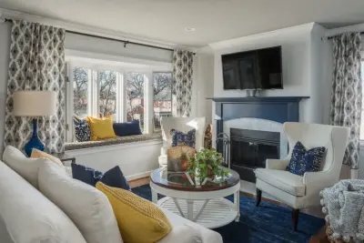 Transitional Space Design — Interior Design & Decorating project by S&K Interiors LLC