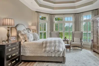 Elegant Interiors - Transitional Master Suite — Interior Design & Decorating project by Panache` Interiors-Woodstock GA