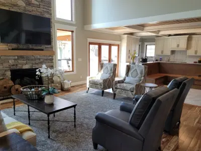 Renovated Versatile Living Space — Interior Design & Decorating project by Susan Knox For Ethan Allen Peoria, IL