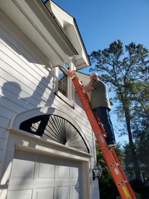 Window molding enhancement — Handyman Services project by Skull Creek Handyman, LLC