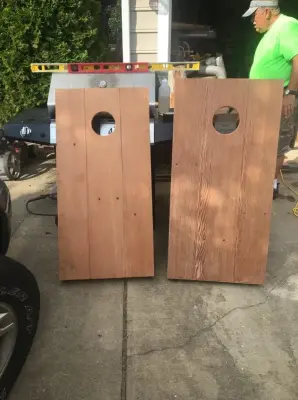 Bean Bag Toss Boards (Available in plain or custom designs) by Kiger Custom Creations
