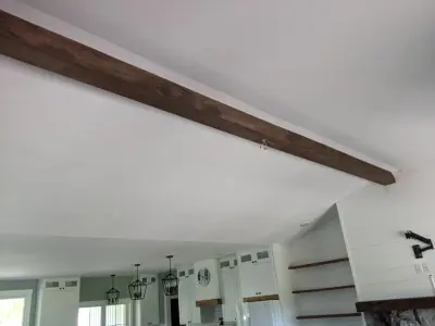 Personalized Imitation Beam — Handyman Services project by West Bros Handyman