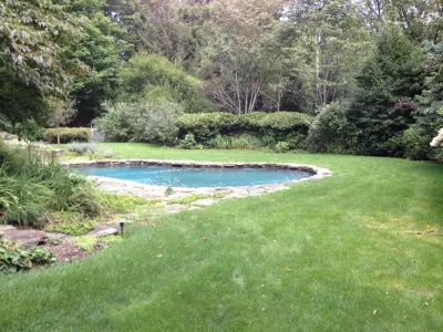 Pool Landscape — Landscape Construction project by Richard Jones Landscaping LLC in Darien