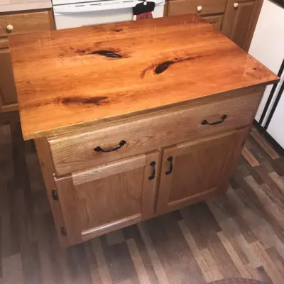 Personalized Tables and Islands by Kiger Custom Creations