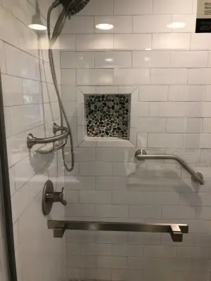 Tailored Tile Shower and Flooring — Handyman Services project by Kiger Custom Creations