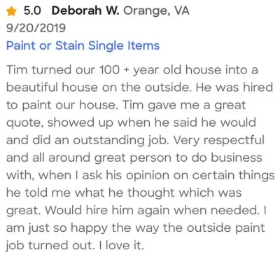 Tim's Home Improvement - House Painting Services in Doswell, VA