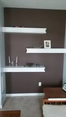 Suspended Shelves — Handyman Services project by A Couple Of Naylors
