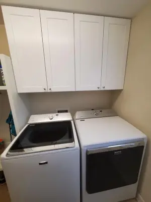 Laundry Space Transformation — Handyman Services project by Skull Creek Handyman, LLC