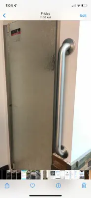 Shower Door and Grab Bar Installation — Handyman Services project by A&J's Home Improvements & Cleaning LLC