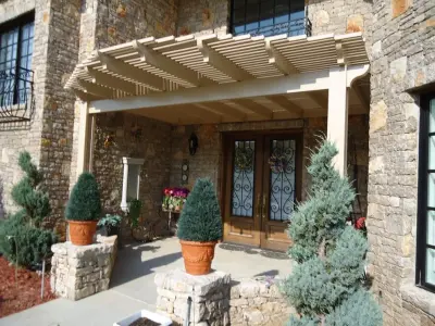 Latte Alumawood Pergola — Deck Building & Repair project by Phoenix Builders Of Tulsa LLC