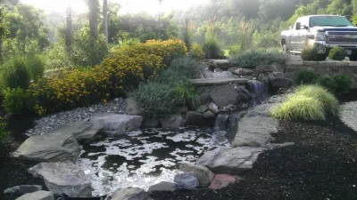 Water feature by Rock Water Farm
